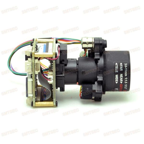 

50/60fps 2mp super starlight ip board camera module +3.6-11mm 3x zoom auto focus iris lens sony imx385 sip-e385aml-3611 cameras
