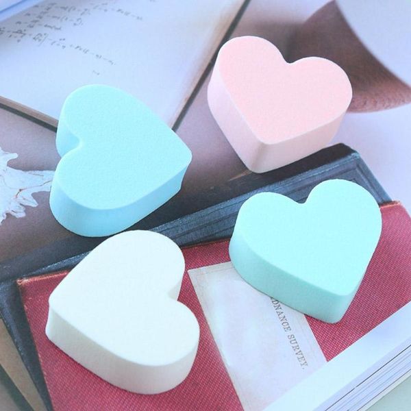 

sponges, applicators & cotton 1pcs heart makeup sponge beauty foundation buffer puff set dry and wet powder for face liquid tools