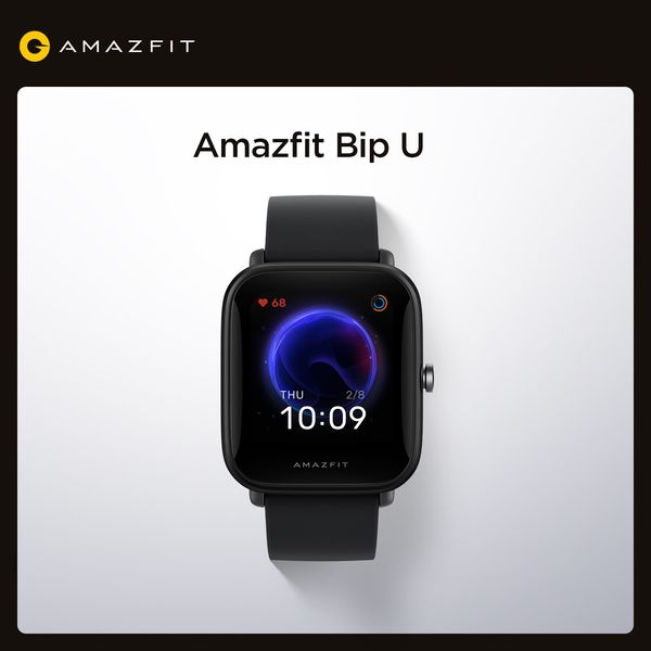 Оригинальные умные часы Amazfit Bip U, 5ATM, водонепроницаемый цветной дисплей, отслеживание движения для телефонов Android iOS