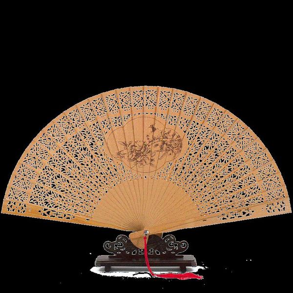 

retro style sandalwood folding fan chinese japanese handicrafts craft gifts home decoration ornaments dance hand electric fans