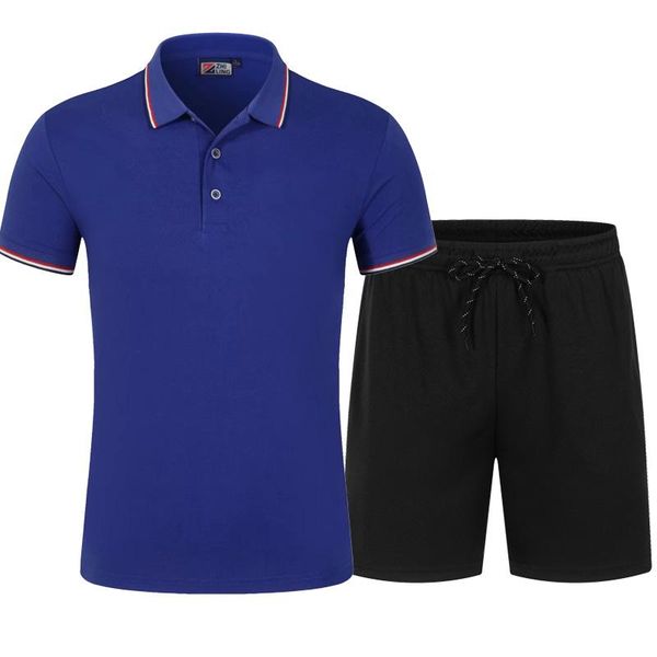 

men's shirt cotton short sleeve pants brand jersey summer + shorts set tracksuits, Gray