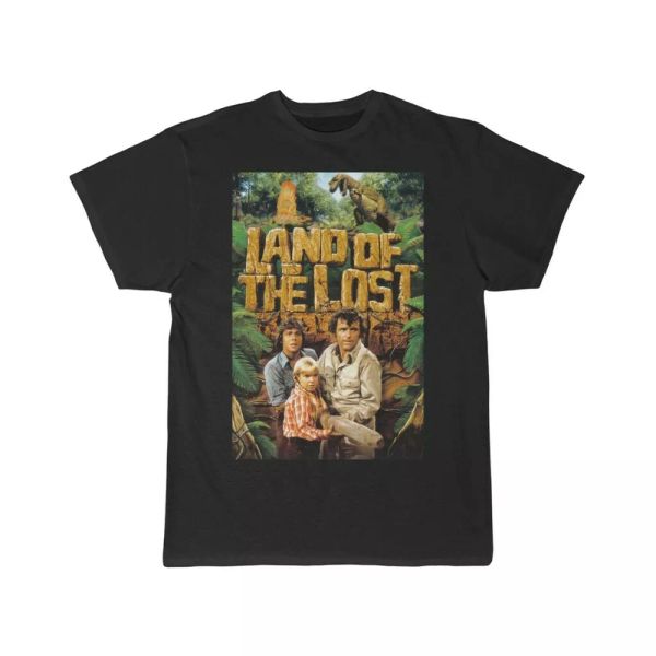 

the land of the lost short sleeve tee, White;black