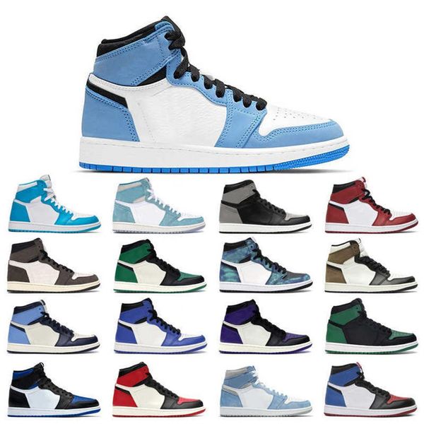 

wholesale 1s 1 basketball shoes man woman white black what the toe pink glaze pine green metallic gold game royal crimson tint size 36-45a17