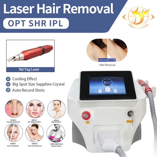 

hr 360 magneto-optical machine for permanent hair removal e-light skin rejuvenation pigment therapy acne therapy beauty machine, Black