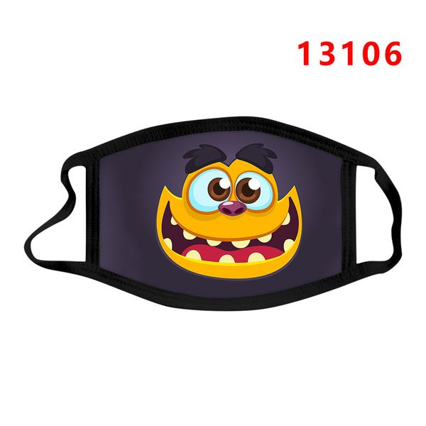 

fashion 2021 funny cartoon exprsion digital printing civil mask ear hanging washable