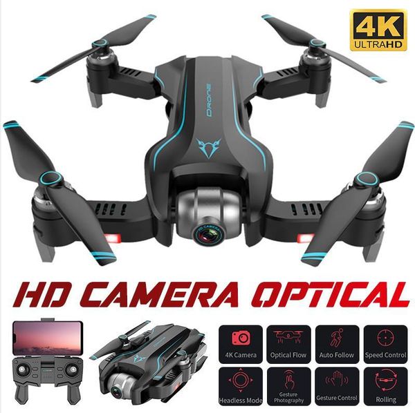 

4k/1080p profissional rc drone with camera helicopter altitude holding headless mode fpv toys quadrocopter for adults kids drones