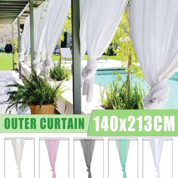 

curtain & drapes classic elegant modern curtains tulle for outdoor garden terrace living room transparent window polyester waterproof