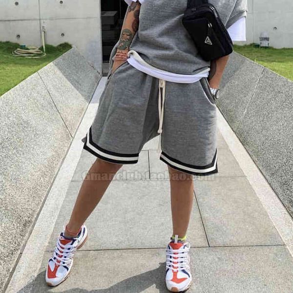 

fear of god fog season 5 los angeles limited terry pants crotch shorts balo, Black