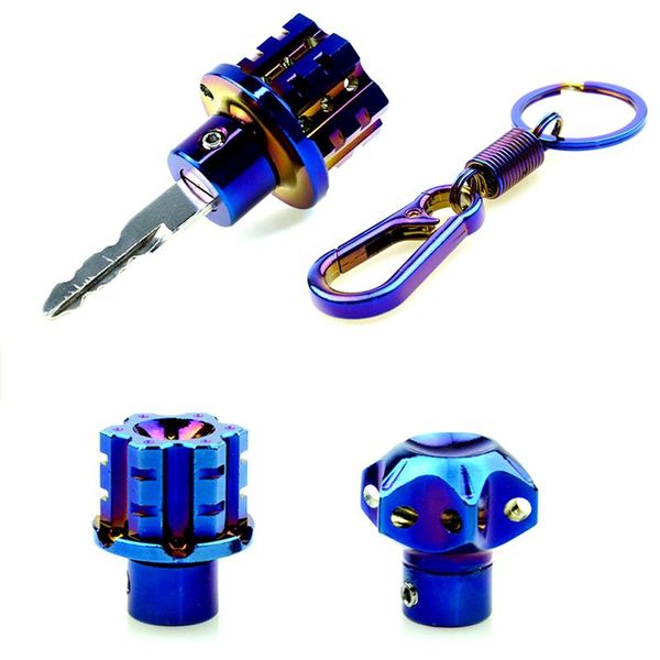 

theft protection motorcycle modification key head electroplating color decorative cover off-road vehicle mountain bike bicycle general