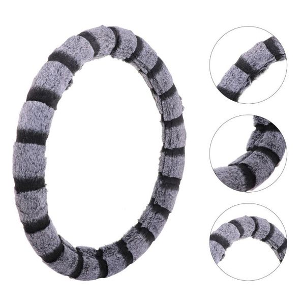 

38cm winter nonslip car steering wheel cover warm plush covers