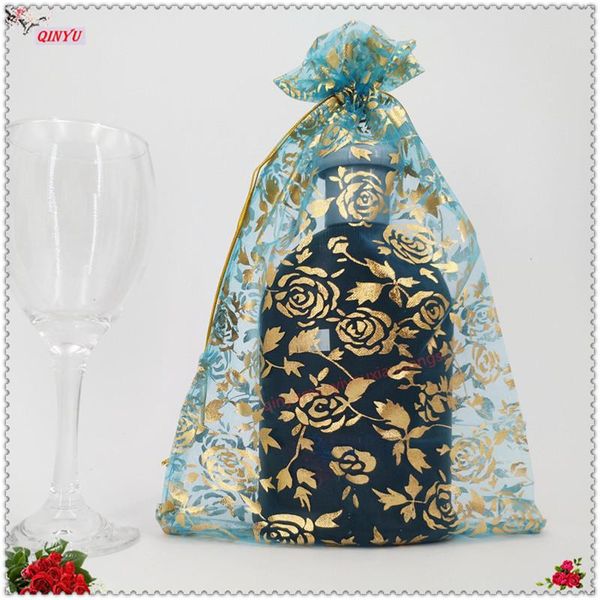 

gift wrap 50pcs 15*20cm jewelry packaging organza bags birthday party decorations supplies diy wedding 8zsh336