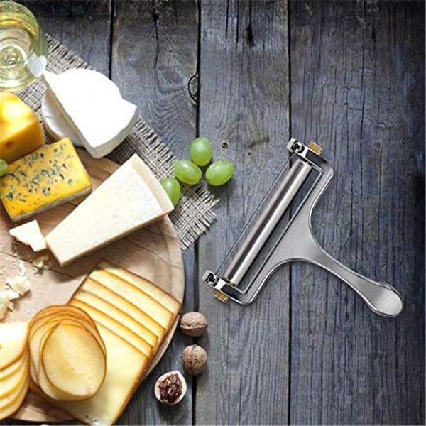 

stainless steel cheese slicer adjustable thickness wire cutter perfectly for kitchen cooking tools baking & pastry