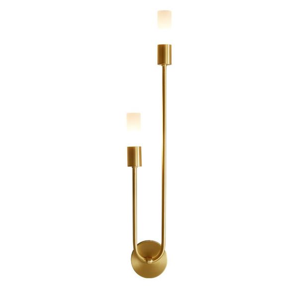 

wall lamp nordic postmodern pendant gold copper double head parlor study bedroom el room light luxury simple and beautiful lamps