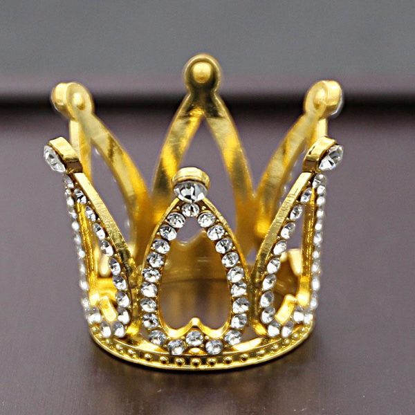 

other event & party supplies luxury mini golden silver pearl crown cake er metal hollow shiny handmade decor kids birthday wedding