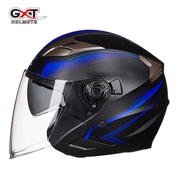 

motorcycle helmets gxt helmet double lens casco moto full face motorbike electric safety casque for men 11 colour
