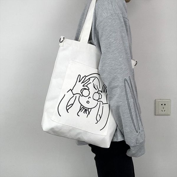 

fashion fold over women messenger canvas shoulder bags 2020 new arrival zipper female students girls school handbags