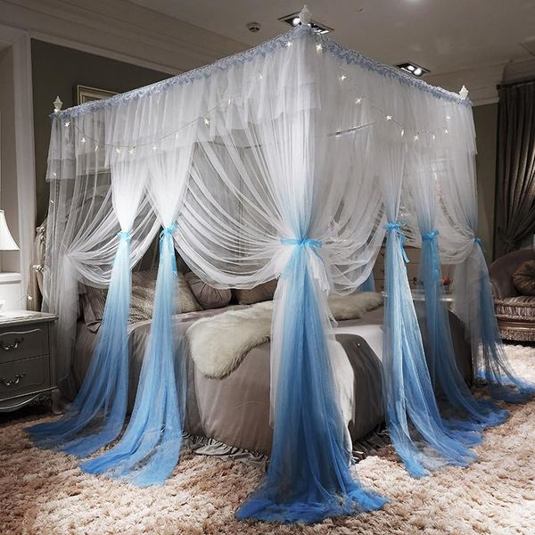 

mosquito net fashion double princess wind 1.8 m bed encryption elegant thickened 1.5 four corners landed home textile