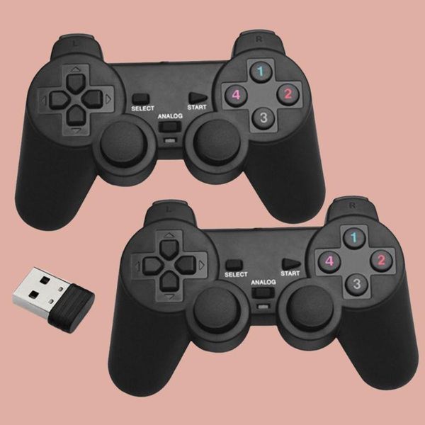 

game controllers & joysticks usb wireless double handle controller joystick vibration joypad console pad gamepad for pc