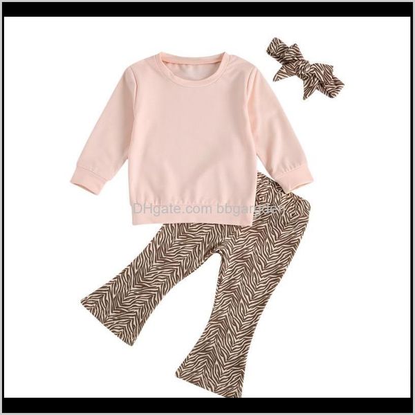 

clothing baby, kids & maternitycitgeespring autumn baby girls clothes sets 3pcs long sleeve pullover solid sweatshirt snakeskin/leopard, White
