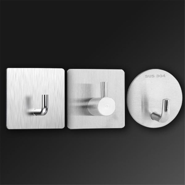 

hooks & rails adorehouse stainless steel towel waterproof wall hook bathroom coat holder kitchenware hanger for kitchen accessories