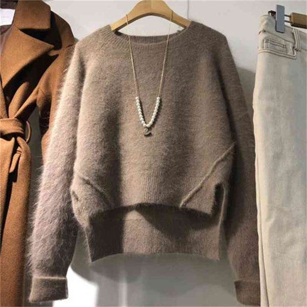 

women's sweaters autumn casual female let loose knit sweaters the long sleeve pullovers vintage cashmere jumpers p224 e16g, White;black