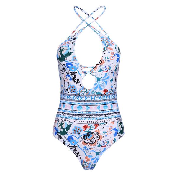 

2021 one piece swimsuit for women new for floral printed monokini swimsuit bathing suit