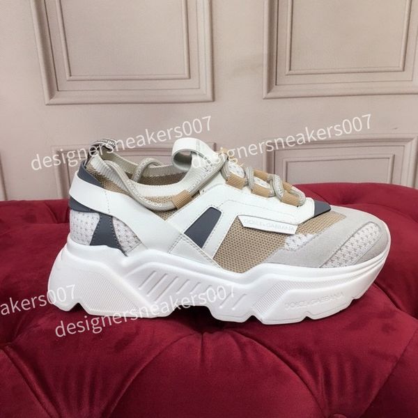 

men women boots casual sports shoes fashion track 3 sneaker recycled mesh nylon sneakers r couples platform runners trainers shoe, Black