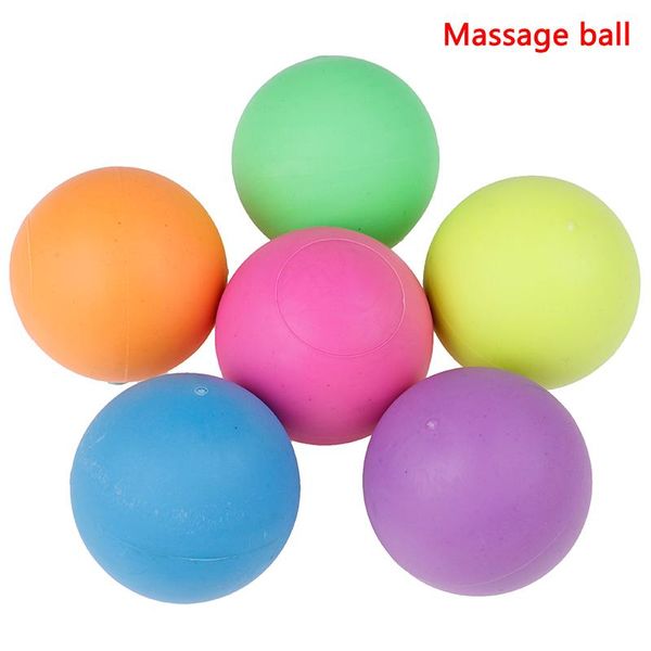 

fitness balls 1pcs massage ball tpe rubber hockey lacrosse 63mm trigger point relaxation self
