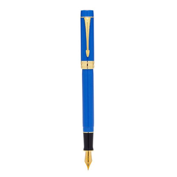 

fountain pens jinhao 100a resin pen arrow clip sea blue iridium ef/f/m/bent nib with converter ink for business office school
