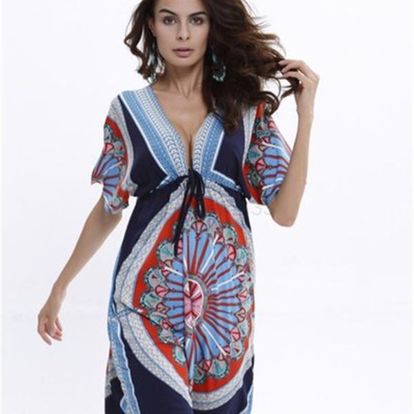 

milk v neck silk dress large size beach, Black;gray