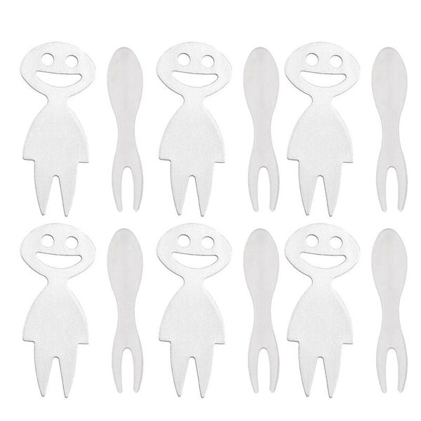 

forks 12 pcs corn cob holders stainless steel on the skewers holders,for bbq sweetcorn fruit cooking fork
