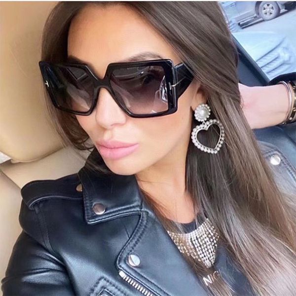 

viper glasseskajila new avant-garde fashion net red same large frame black sunglasses female sunglasses, White;black