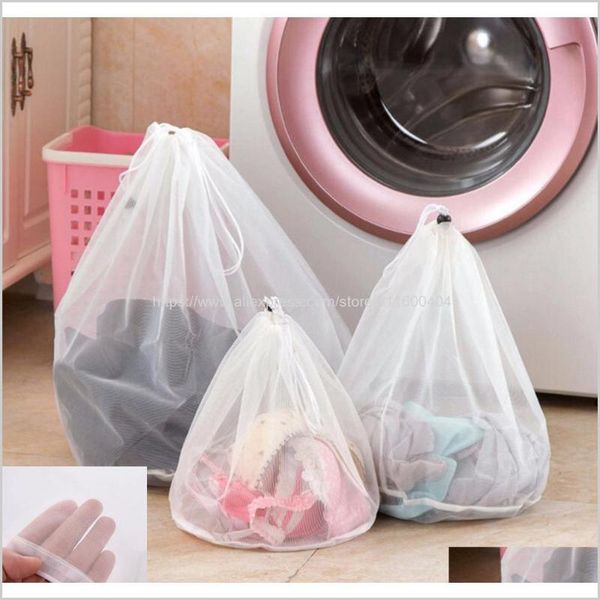 

size washing laundry bag clothing care foldable protection net filter underwear bra socks machine clothes bags