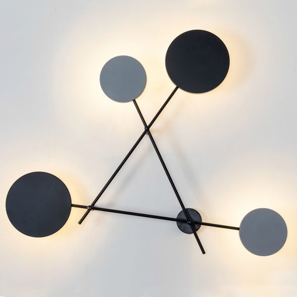 

wall lamp modern led nordic living bedroom background decor indoor lighting fixture sconces minimalist round luminaire lights v16i