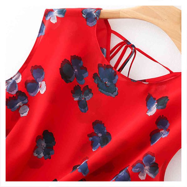 

camis vest with printed thin mulberry silk sleeveless t-shirt bottoming and women's small shirt sling in summer, White