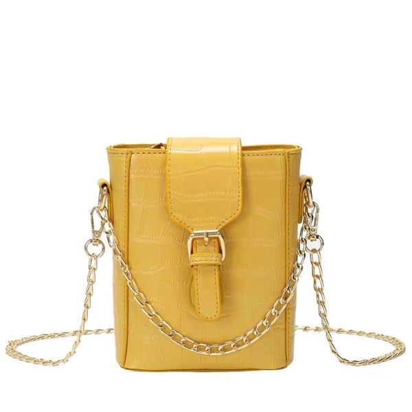 

design senior sense bucket bag female summer chain oblique span mini - style