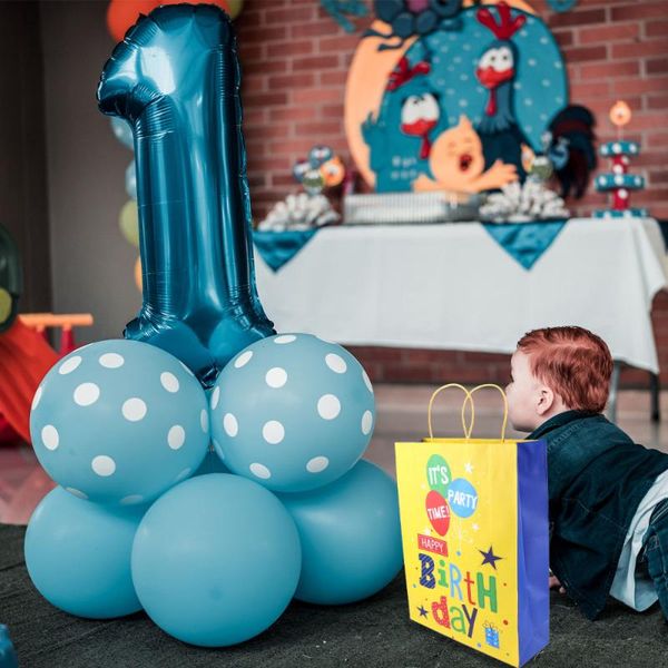 

gift wrap kraft paper bags with handles portable birthday bag creative tote