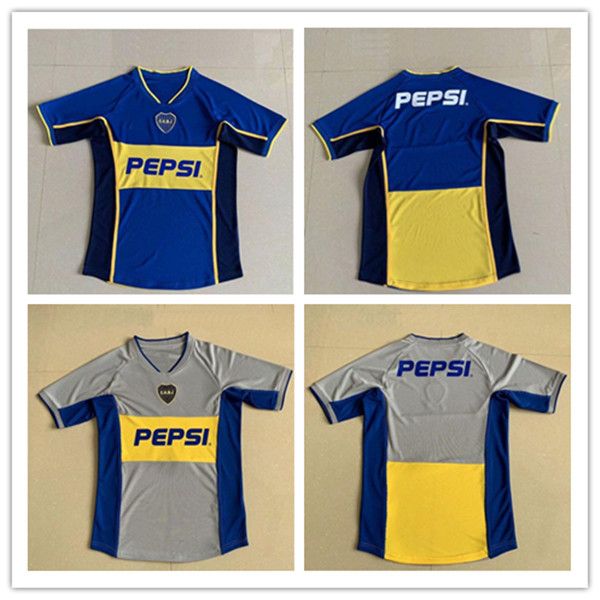 

2002 boca juniors retro guillermo roman camiseta de futbol soccer jersey 02 03 classic antique football shirt, Black