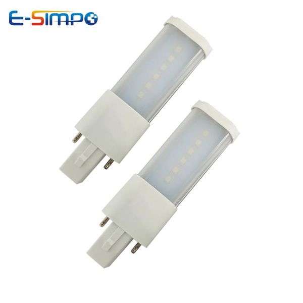 

bulbs 5pcs g23 led lamp bulb 3w 4w light warm white/cold white/pure white spotlight 180 degree horizontal bar plug