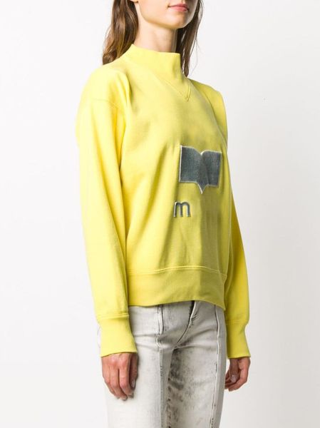 

hoodies 2021 autumn and winter wear micro high collar plus fleece flocking printed sweatshirt ladies loose uabm, Black