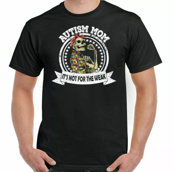 

autism mum t-shirt autistic awareness day mother mummy kids, White;black