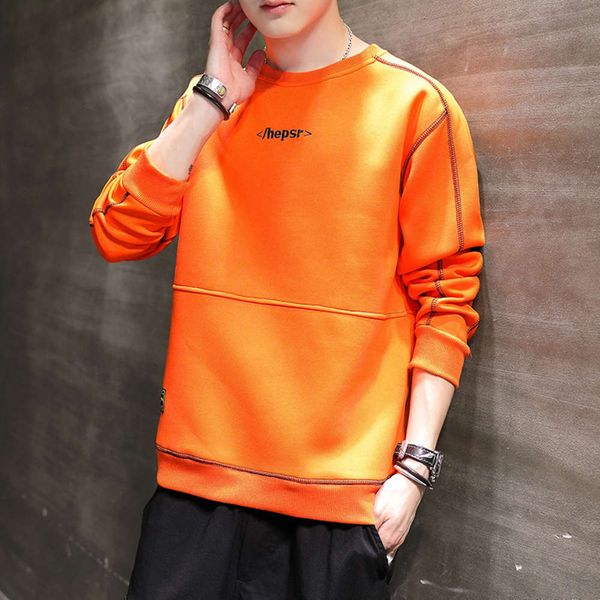 

spring sweater bottoming shirt pullover long sleeve male, Black