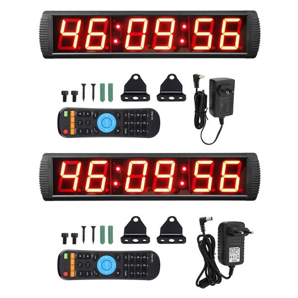 

wall clocks led digital display clock timer alarm countdown with remote lj