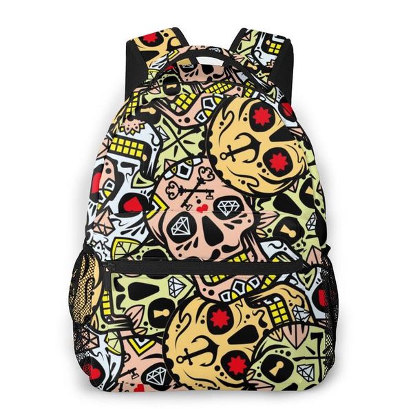 

backpack travel pack suger skull sports bag outdoor climbing