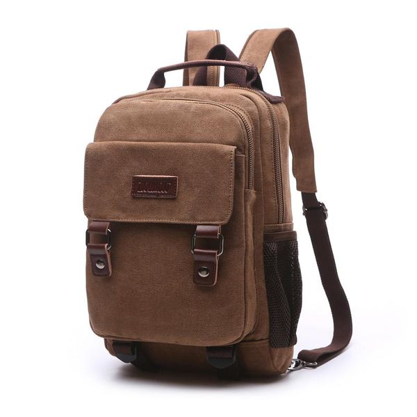 

backpack wanfubao retro canvas casual ol men and women shoulder bags large capacity travel bag laptop