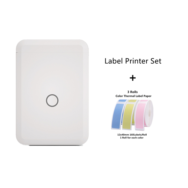 

printers goojprt d110 mini portable thermal label printer bluetooth sticker pocket barcode for phone machine office
