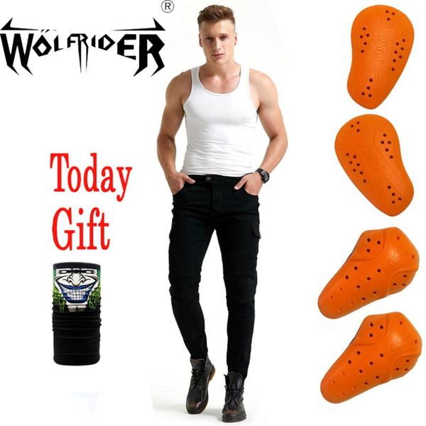 

motorcycle pants men protective gear riding touring motorbike trousers motocross moto wf-06 jeans apparel