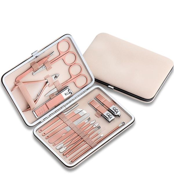 

nail art kits sample style professional care kit manicure eyebrow tweezers clipper pedicure tools set