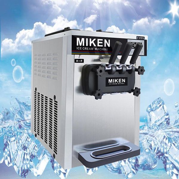 

ice cream making machine product portable soft smart touch screen three-head