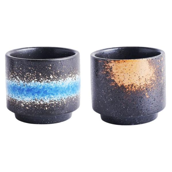 

mugs 2pcs ceramic teacups retro style drinking cups japanese tea